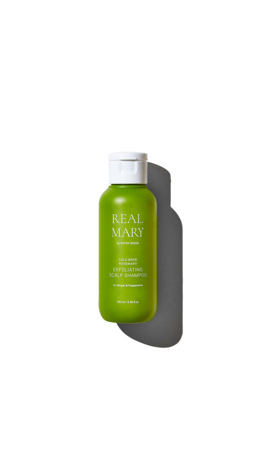 міні Глибокоочищаючий шампунь з соком розмарину RATED GREEN REAL MARY EXFOLIATING SCALP SHAMPOO 100ml