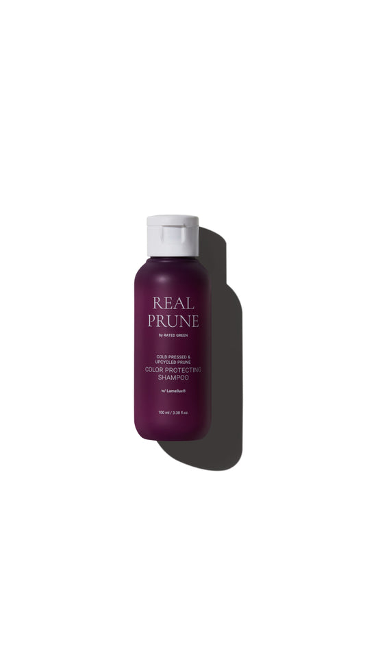 міні Шампунь захист фарбованого фолосся з екстрактом сливи RATED GREEN REAL PRUNE COLOR PROTECTING SHAMPOO 100 мл