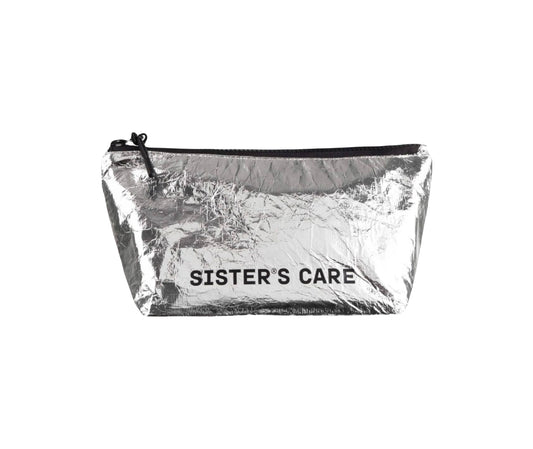 SISTER’S CARE COSMETIC BAG BLACK Косметичка для зберігання Sister's Aroma, сріблястий і чорний