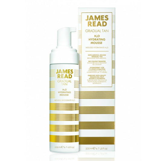 H2O Hydrating Tan Mousse – Зволожуючий мус для обличчя та тіла James Read  200  ml