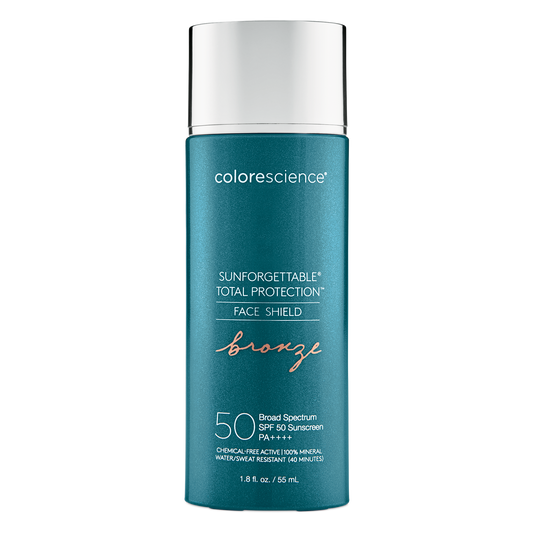 Sunforgattable® Total Protection™ Face Shield Bronze SPF 50 | Сонцезахисний крем для обличчя SPF 50 Бронза Colorescience