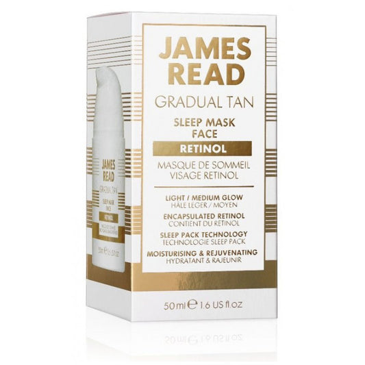 Sleep MASK TAN FACE RETINOL Нічна маска для обличчя з ефектом засмаги з ретинолом James Read  50  ml